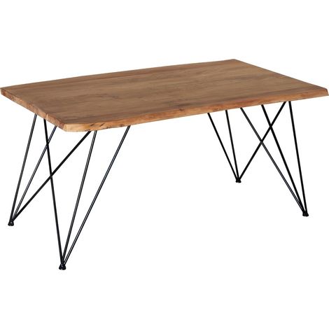 Signes Grimalt Mesa De Comer Muebles  Mesa Mueble Auxiliar Marrón 90x180x76cm 36084
