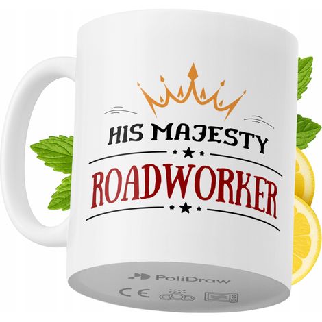Lustige Kaffeetasse mit witzigem Textdesign für Straßenarbeiter – ideal für Geburtstage, Namenstage und Feiertage. Hochwertige Tasse für besondere Anlässe, ob im Büro oder zu Hause. Farbe: Weiß, 330 m