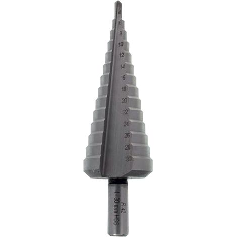 FORET ETAGE ACIER METAL DIAMETRE 6-30 ETAGE TOUS LES 2 MM - 808.000.630 - LEMAN (1/5)