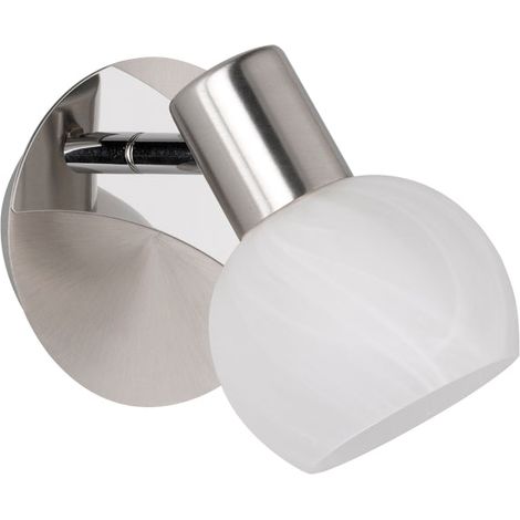 Faretto da Interno  E14 in Metallo Nickel Opaco