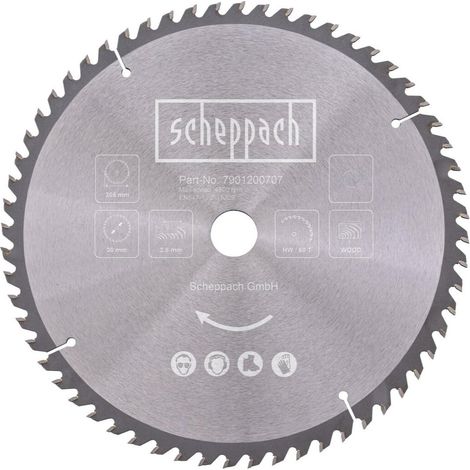 Lama circolare 305 mm 60t per legno per troncatrice Scheppach hm305sl (1/2)