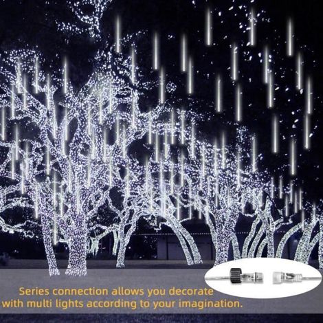 Guirlande Lumineuse Pluie De Météores 30Cm - Marque - Modèle - Blanc - Contemporain - Design (1/4)