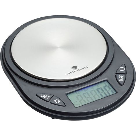 MasterClass Smart Space - Bilancia da cucina digitale, piccola e facile dede da trasportare, 750 g