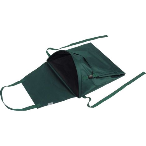 Nature – Tablier de jardinage en toile polyester 600D – Poche rabattable ajustable – Dimensions 130 x 55 cm – Résistant et imperméable (1/7)