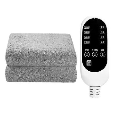 Manta eléctrica de tamaño completo de 59 x 31 pulgadas, manta térmica lavable, suave y de calentamiento rápido. (1/4)