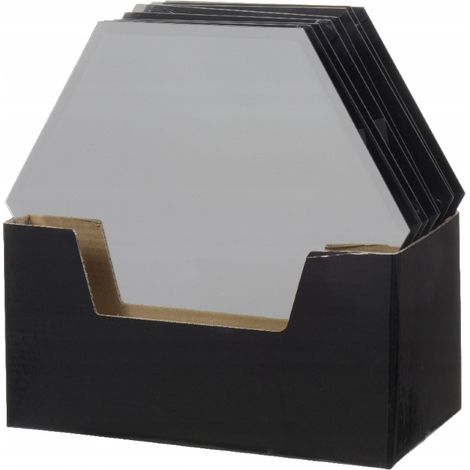 Miroir décoratif sur pied de bougie 24 cm