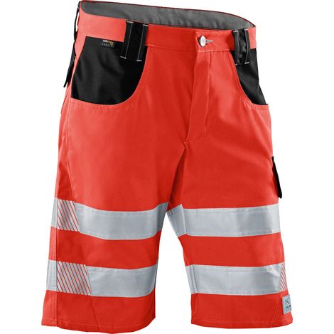 Kübler Shorts REFLECTIQ PSA 2 warnrot/schwarz Gr. 46 (1/2)