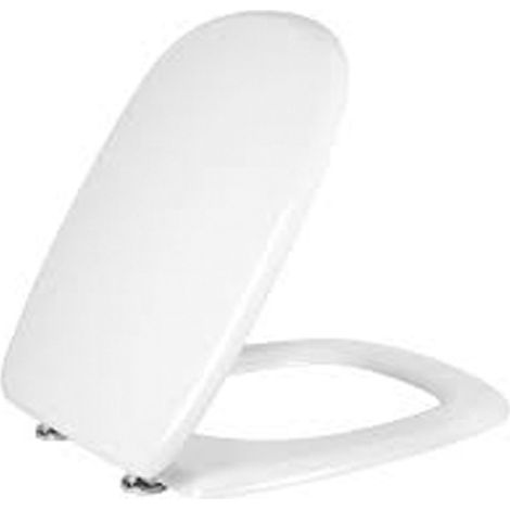 Sedile Copriwater WC in legno MDF bianco per copriwater Dolomite Fleo (1/3)