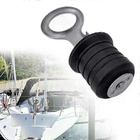 Ablassstopfen aus Edelstahl 304 mit Schnappgriff für Boote, korrosionsbeständiger Gummistopfen, Zubehör für Boote, Ablassstopfen-JXLGV (1/5)
