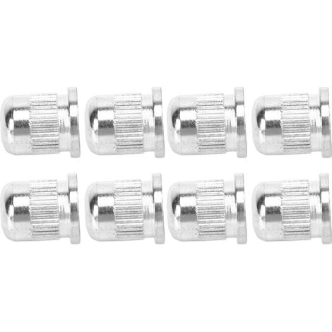 8 pièces ferrules pour cordes de guitare basse, alliage léger, boucle de fixation argentée pour remplacement (1/5)