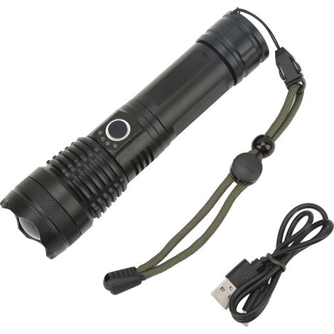 Lampe torche LED ultra-puissante rechargeable par USB - Online Store (1/5)