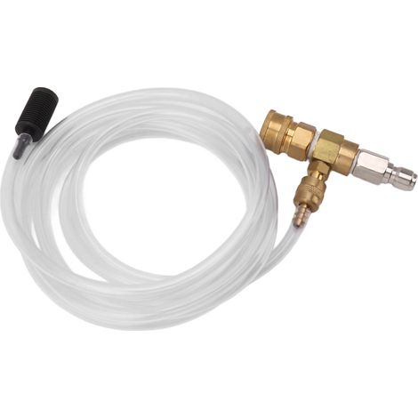 Kit d'injection chimique réglable pour nettoyeur haute pression, injecteur de savon avec tuyau de siphon et buse, raccords 3/8 pouce (1/5)