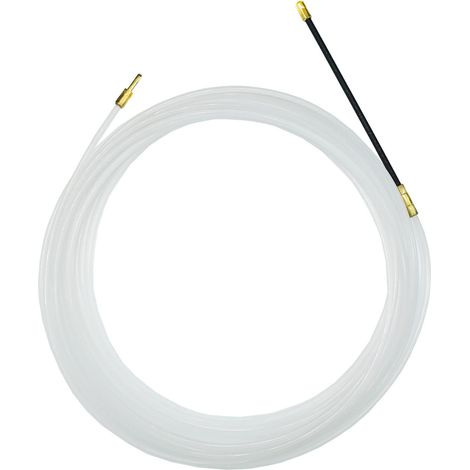 Tire-fil électrique en nylon 10 m – Ø 3 mm – Spirale d’introduction avec œillet et tête de guidage pour gaines ICTA (10 mètres) (1/5)