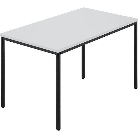 FRANKEL kaiserkraft, Table rectangulaire, tube rond plastifié, (1/4)