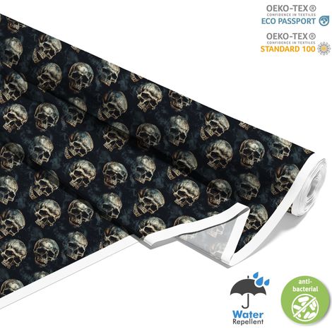 TESSUTI DECORATIVI PER ESTERNI OXFORD - Motivo Teschio I DX4956 (1/5)
