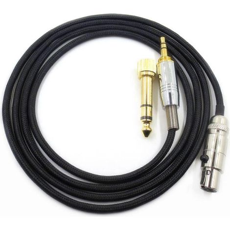 Câble audio jack 6,3/3,5 mm pour casque AKG Q701 K702 K267 K712 K141 (1/5)