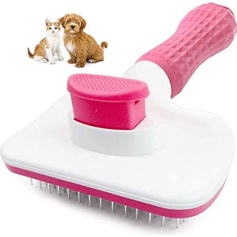 Brosse de toilettage pour animaux de compagnie, outil de toilettage pour démêler et toiletter les poils des chiens et chats de toutes tailles. (1/2)