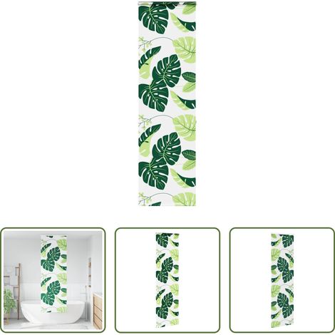 vidaXL Intimité salle de bain - Store enrouleur de douche avec cassette largeur du tissu 76 cm (1/5)