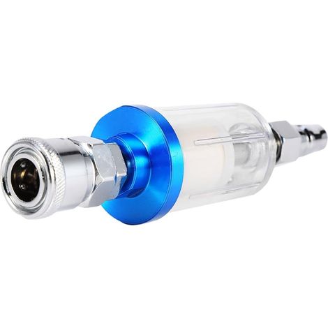 Filtre Pistolet Peinture,filtro aria compressore,Piolet pulvérisateur Filtre à air Filtre à eau Filtre transparent Séparateur d'humidité Mini filtre à air Compresseur à air (1/5)