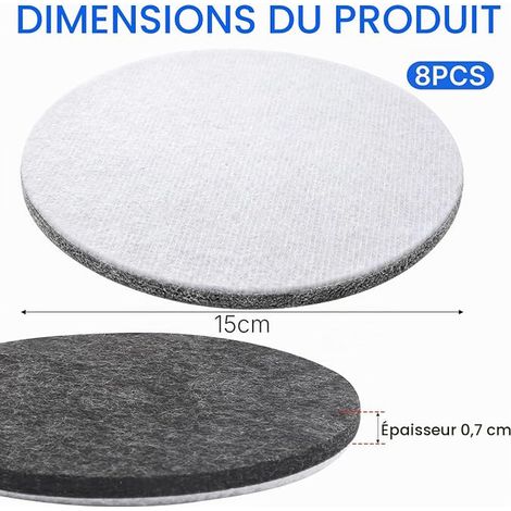 Tampon Polissage 150mm Feutre Disque Polissage Voiture (1/4)