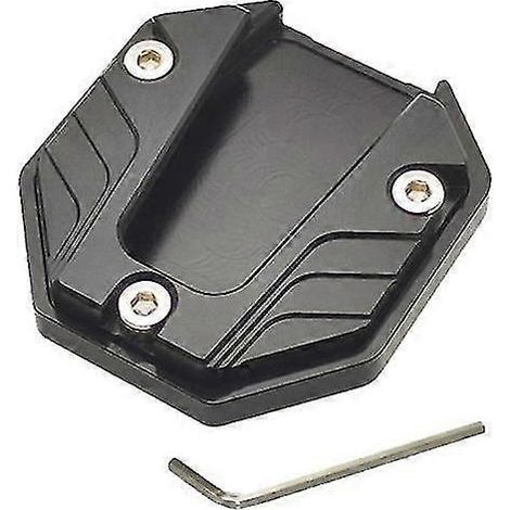 Motorrad-Seitenständerverlängerung, Fußstützen-Basis für Feststellbremse, Feststellfußplatte für Elektromotorräder – Schwarz (1/5)