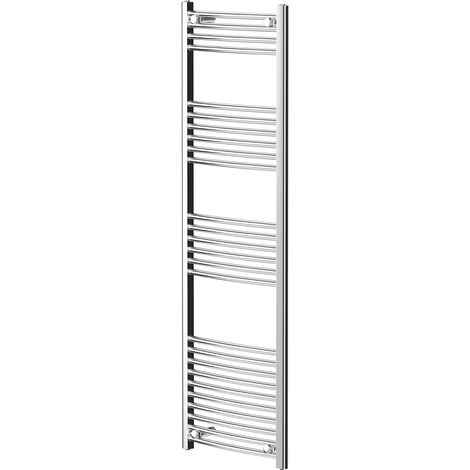 Wholesale Domestic Marco Chrome 1600mm x 500mm Curved Heated Towel Rail (1/5)