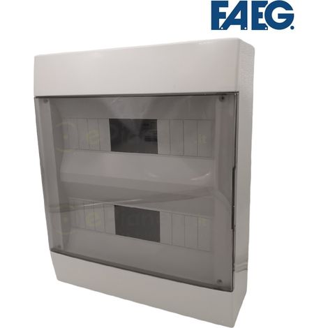 Quadro elettrico da parete 12-24 moduli centralino per interruttori DIN IP40 con sportello (1/4)