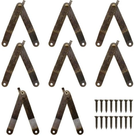 100 bisagras de soporte antiguas, bisagras de soporte flexibles, bisagras de soporte de amortiguación utilizadas principalmente para puertas de gabinetes y gabinetes de cocina. (1/4)