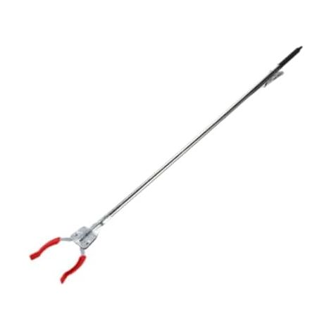 Pince Ramasse-déchets Attrape-objets Outil Ramasse-papiers Poignée Ergonomique Tête Large Matériau Inox Adapté Collecte Déchets Aide Quotidienne, Noir - (1/5)