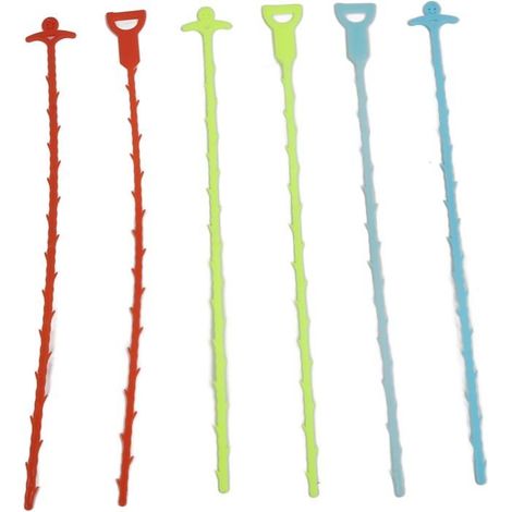 Lot De 6 Serpents Déboucheur De Canalisation Réutilisables,Outil Anti-Obstruction Pour Évier,Douche Et Salle De Bain,Parfait[RD202] (1/5)
