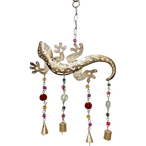 Signes Grimalt Décoration du pendentif métallique Lagarto Cuarto Gody Metal 2x22x60cm 29766