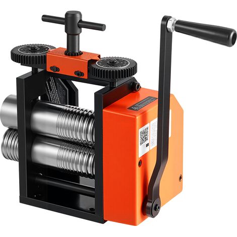 Mophorn Máquina de Laminación Manual para Joyería 3 en 1, Laminadora de Metal para Bricolaje y Reparación de Joyas, Ajuste de Espesor de 0,03 a 7 mm, Diseños en Hoja Fina, Redonda y Semicircular (1/5)