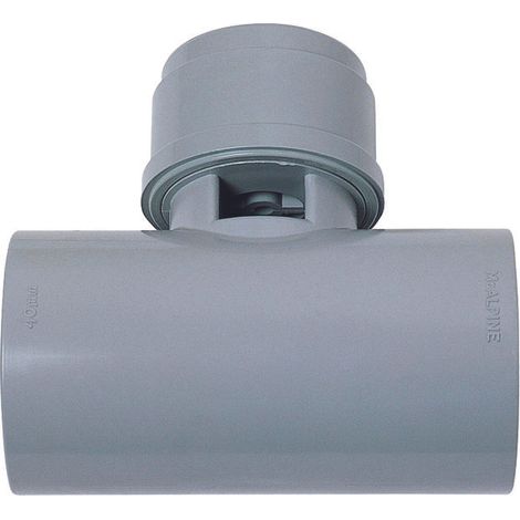 Wirquin – Raccord d'évacuation PVC en T à coller – Diamètre 40 mm – Pour évacuation optimale des eaux usées – Installation facile (1/5)