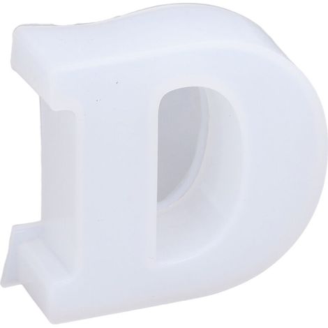 Moule en Silicone Réutilisable pour Lettres Anglaises - Surface Lisse et Détaillée, Idéal pour DIY, Décoration et Cadeaux Créatifs (1/5)