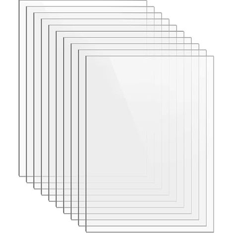 10 x 15 cm Plexiglass Transparent Plate, Rigid Plastic Plate, Acrylic Plate, Photo Frames, Painting (1/5)