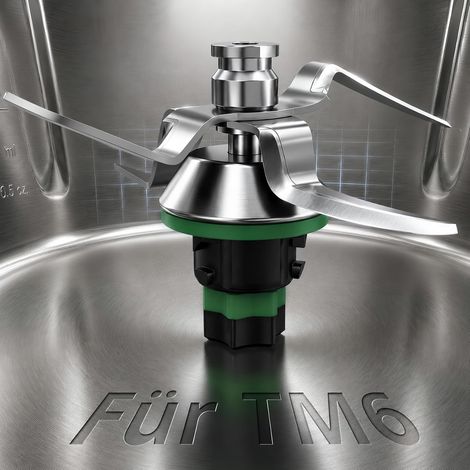 Couteau pour TM6 en acier inoxydable, lame pétrisseuse (1/5)
