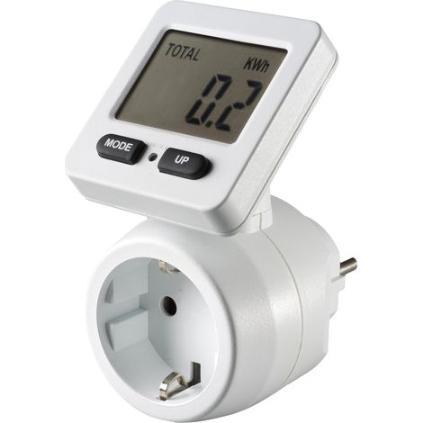 contatore di energia Vivanco energy consumption meter 3680W schermo LCD orientabile