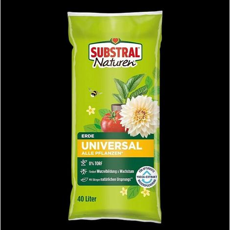 Terriccio universale substral 40.0 l versatile per giardino