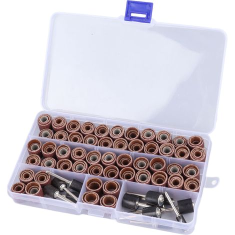 168-teiliges Nagelschleiftrommel-Set mit 12 Schleifspindeln für die Holzbearbeitung im Salonbereich (1/5)