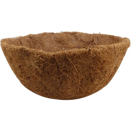 Panier rond suspendu avec doublure en fibres de coco ultra résistante, idéal pour plantes à fleurs, retient l'humidité efficacement, diamètre 30cm (1/5)