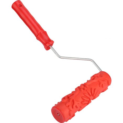 Outils de décoration et de bricolage - Outils pour le traitement des excréments de diatomées - Rouleau en caoutchouc gaufré pour la peinture murale (1/5)