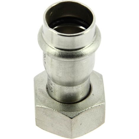 Union inox 316 à sertir Ø18 Femelle écrou libre 3/4
