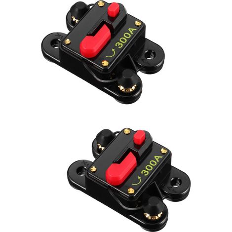 Disyuntor rearmable duradero de 2 piezas para automóvil para audio y circuito