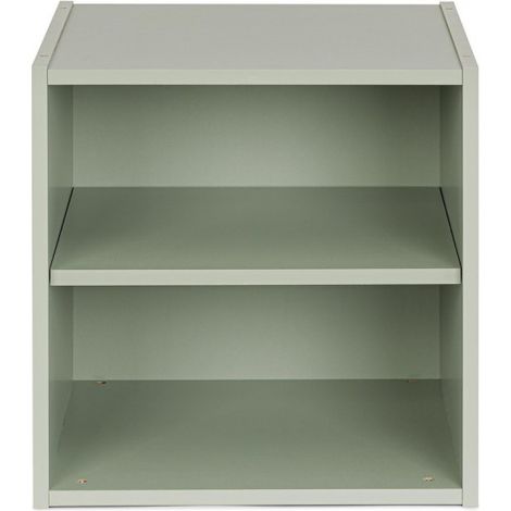 Mensola a cubo da parete con divisorio 35x35x35 Composite Pro YES - Verde (1/5)
