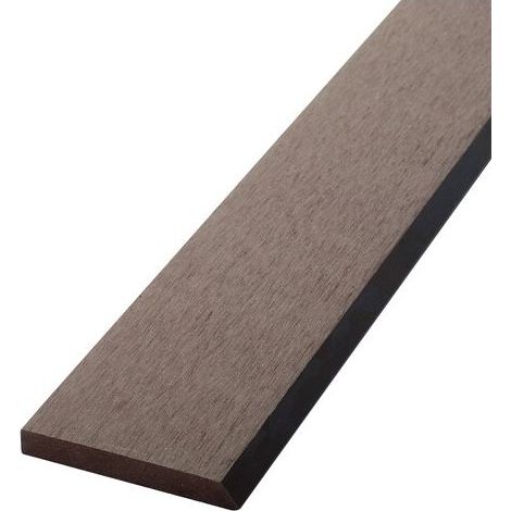 Bardage ajouré bois composite - Coloris - Chocolat, Epaisseur - 1cm, Largeur - 7.5 cm, Longueur - 270 cm (1/5)
