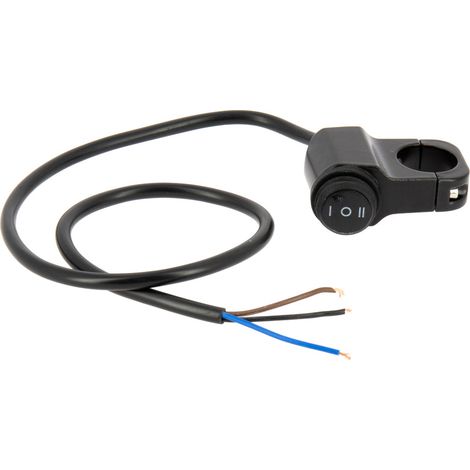 Interrupteur 3 positions étanche pour guidon Ø22mm (1/2)