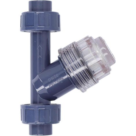 Y-Sieb mit geringem Widerstand, vielseitig einsetzbar, längerer Filter, Gartenwasserrohrfilter für Aquarien
