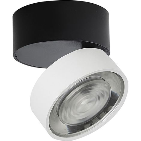Applique Et Plafonnier Hole Led 13W 38° Ip20 3000K Cri90 Blanc - Groupe Rossini, Applique En Aluminium Moulé Sous Pression Pour Intérieur (1/5)