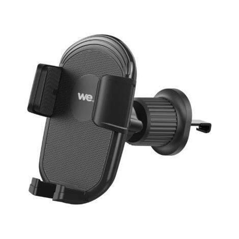 1 support voiture universel, rotation 360°, fixation sur grille de ventilation, noir, pour smartphones jusqu'à 8,9 cm (1/4)