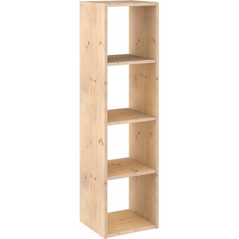 Astigarraga Estantería artesanal en madera rústica 140 cm (1/5)